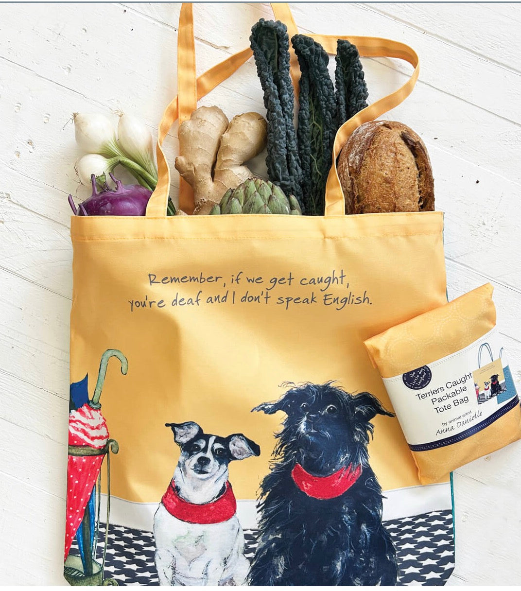 The Little Dog Laughed Funny Terriers Tote Bag