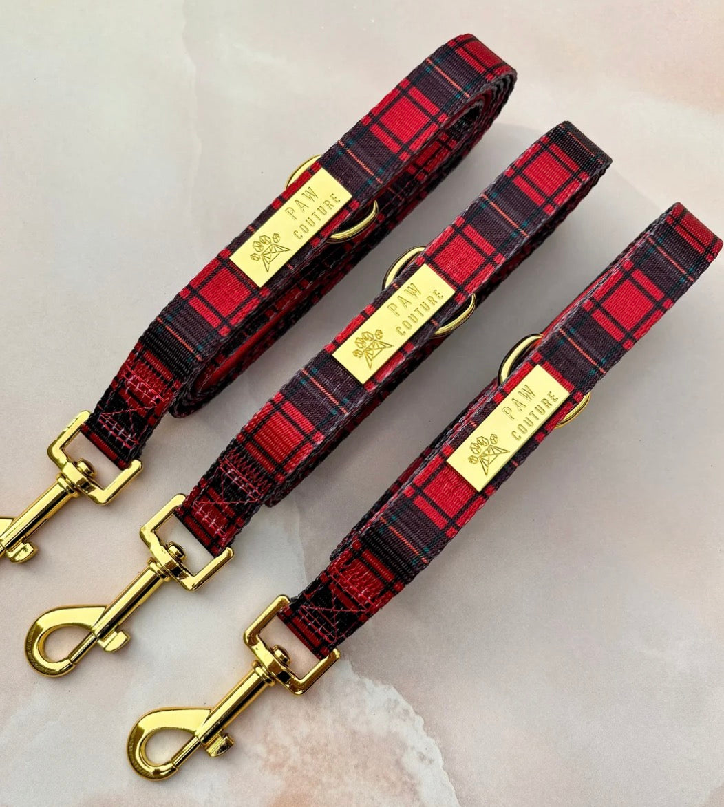 Paw Couture Tartan Deluxe Lead