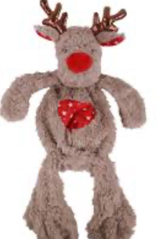 Cupid and Comet for dogs- Rita Reindeer Jumbo Comfort Toy