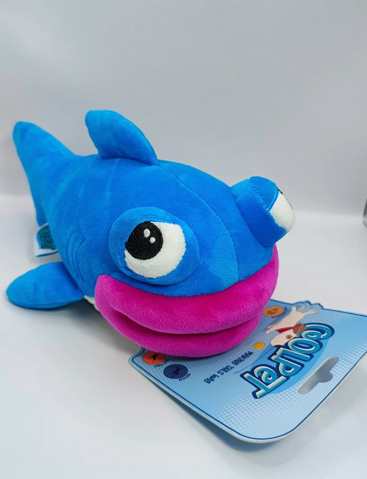 Coolpet Biglip Sterling Shark Dog Toy
