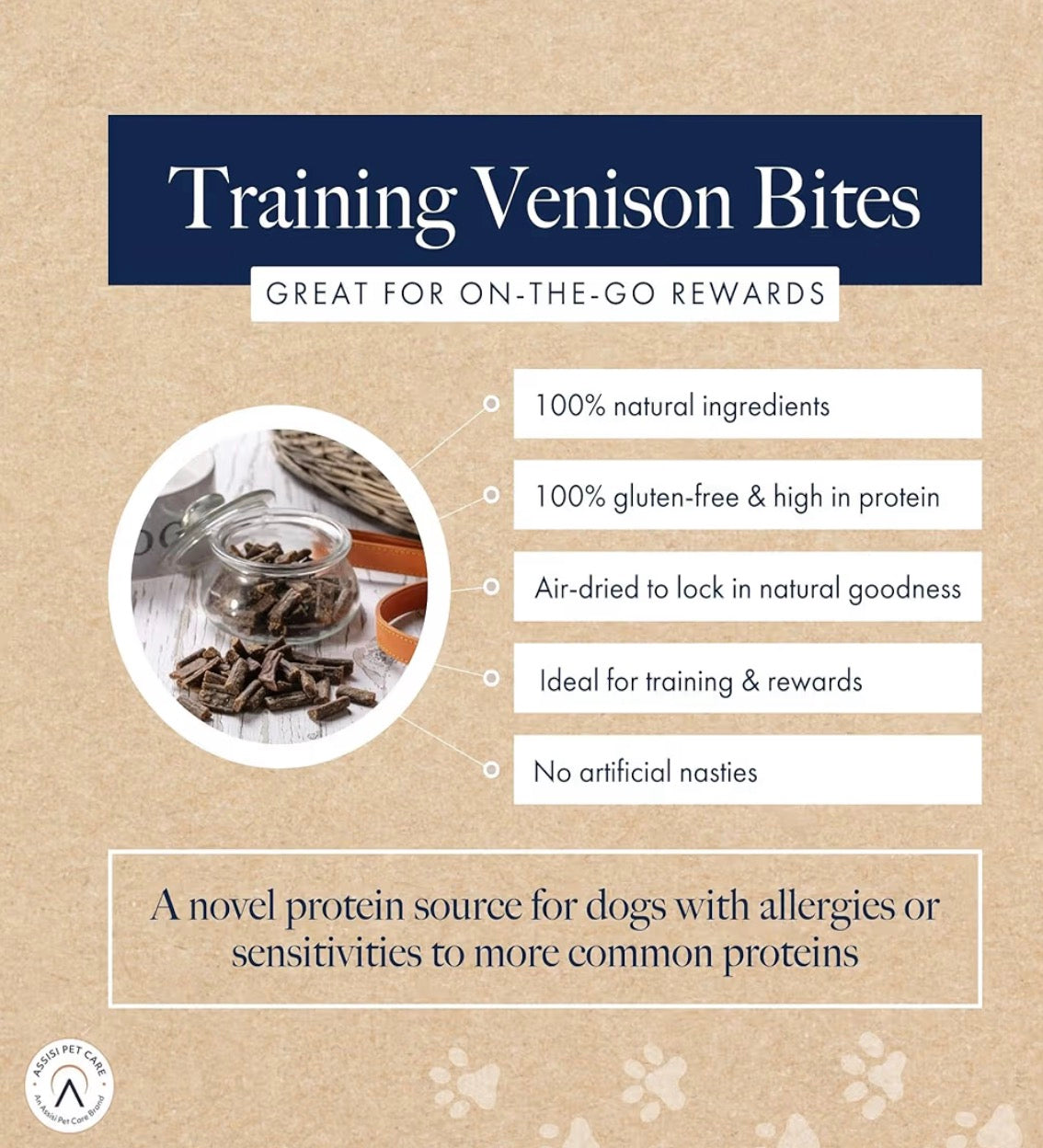 Hollings Dog Treats Training Venison Bites
