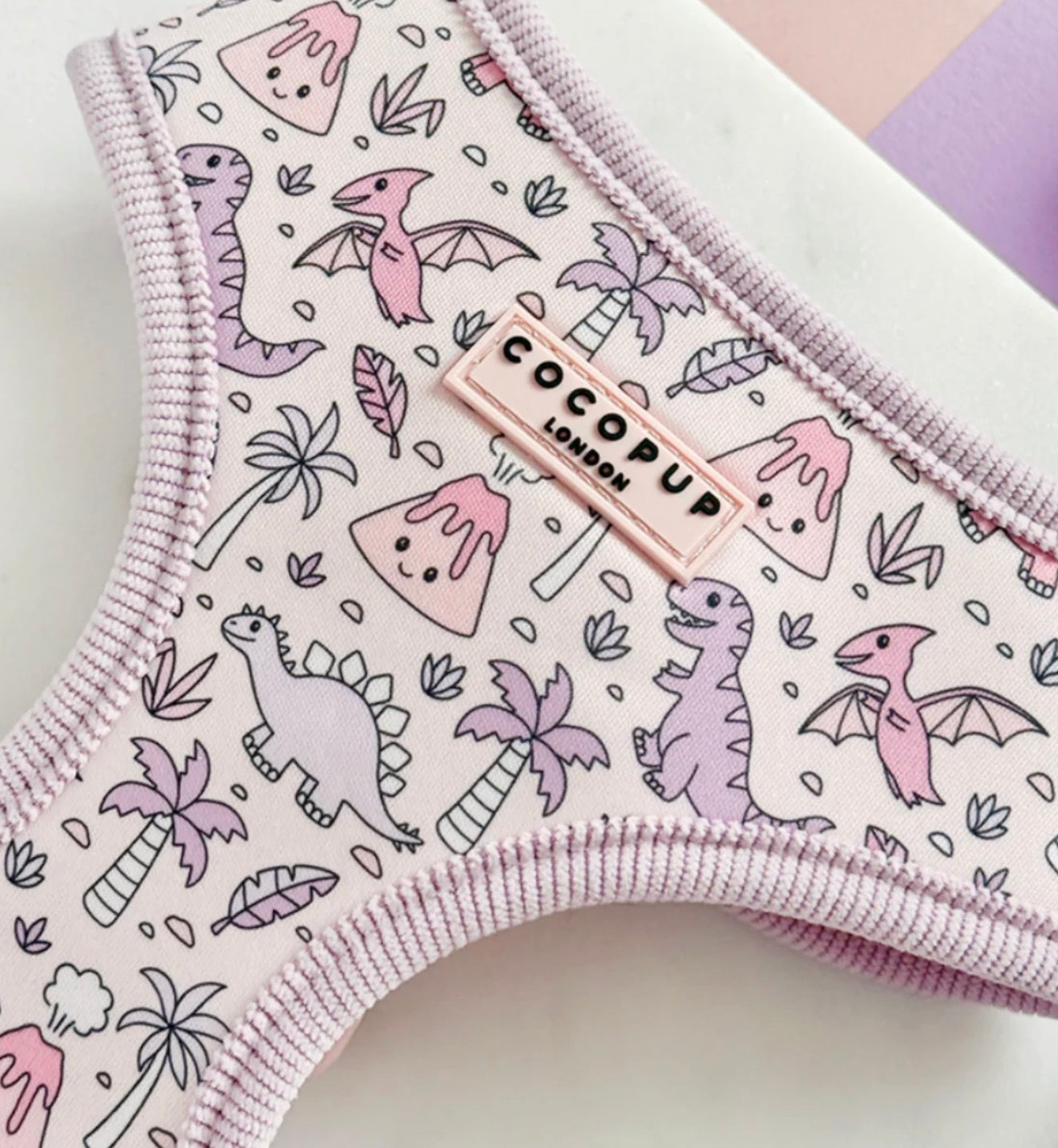 Cocopup London Princess Dino Adjustable Neck Harness