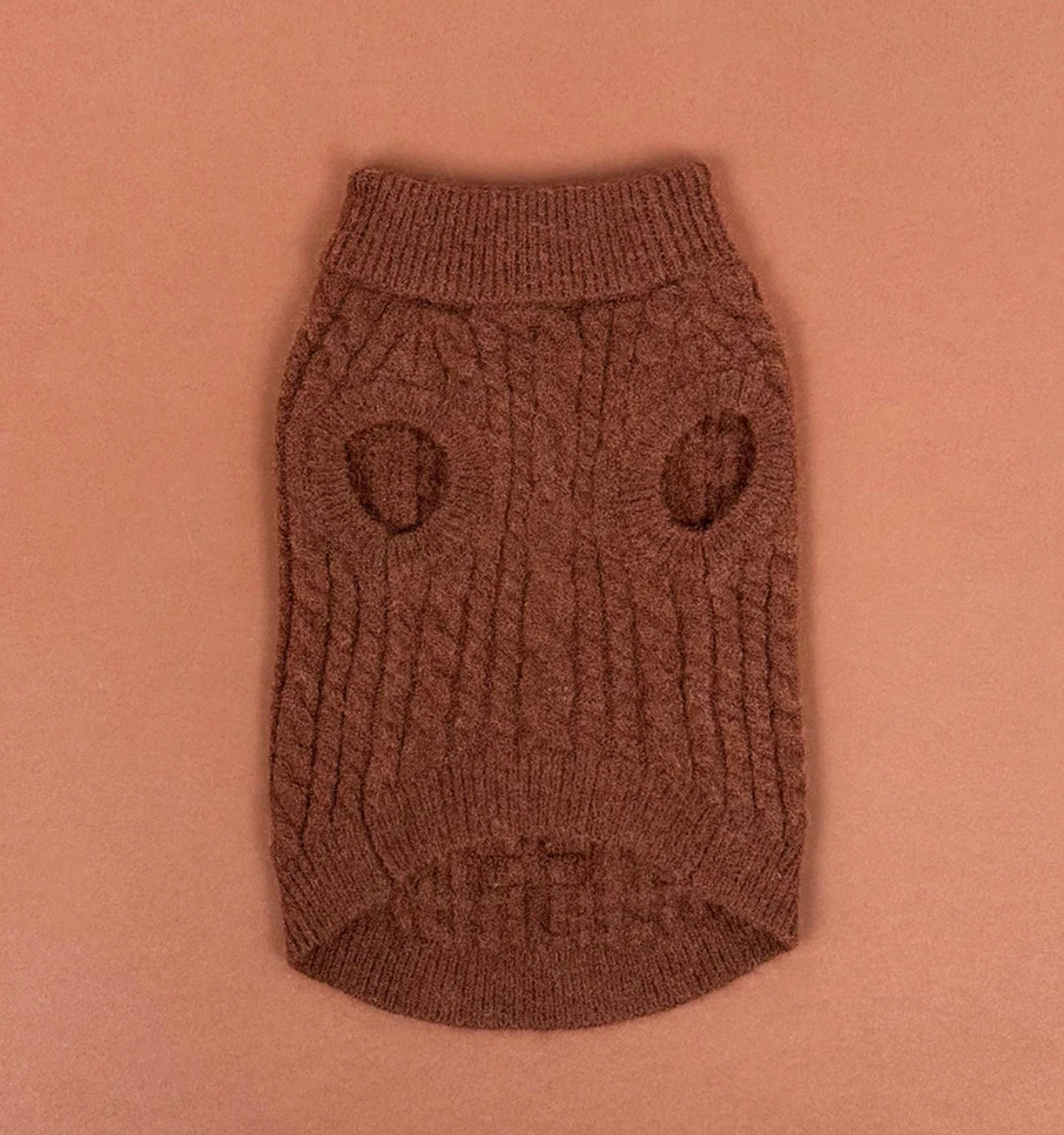 Cocopup London - JUMPER - CABLE KNIT HOT COCO