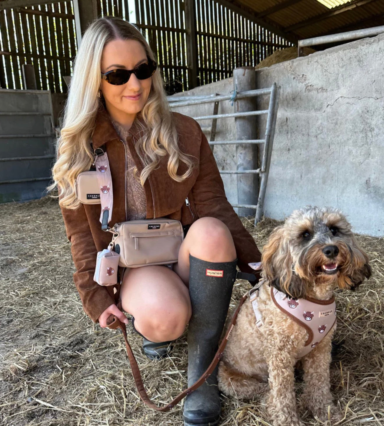 Cocopup London Harold the Highland Cow Adjustable Neck Harness