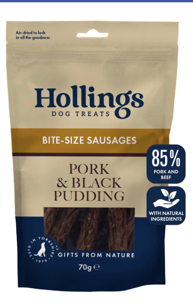 Hollings Pork & Black Pudding Dog Treats