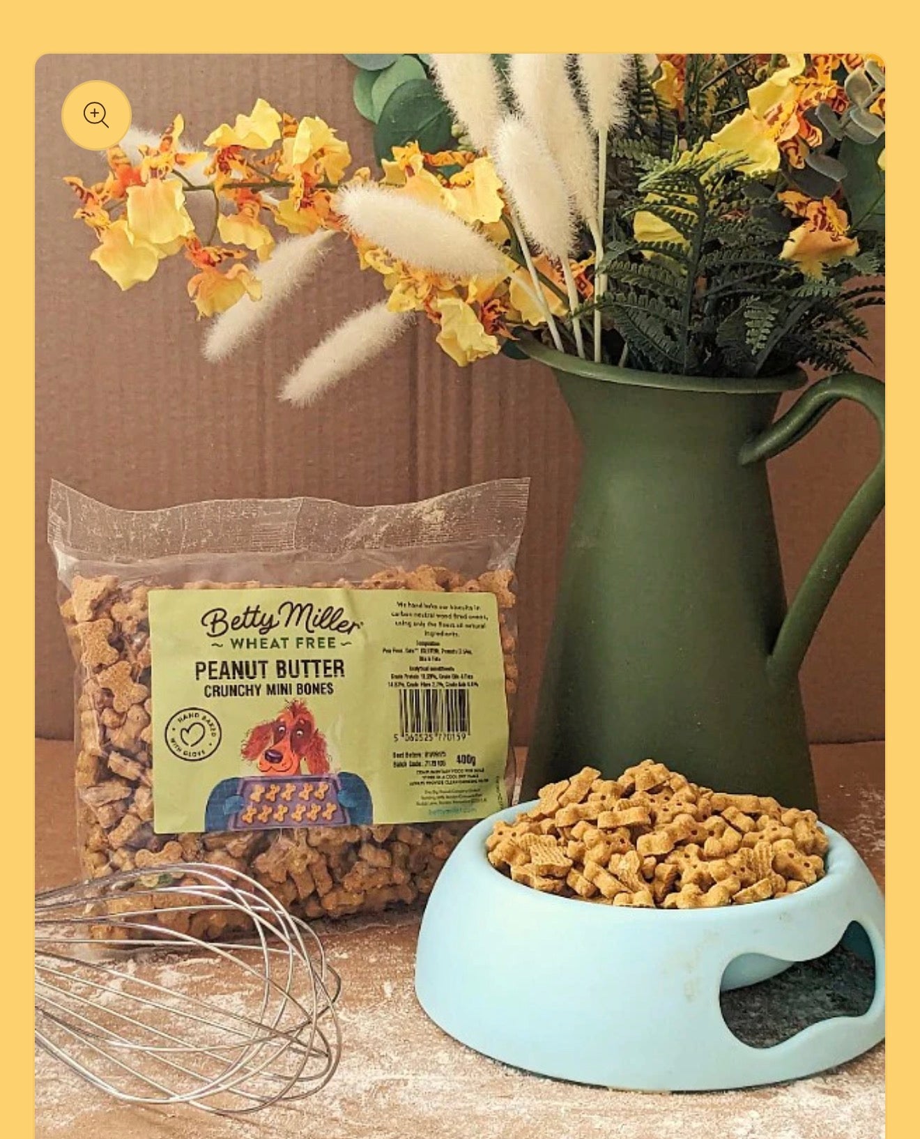 Betty Miller Wheat Free Peanut Butter Crunchy Mini Bones