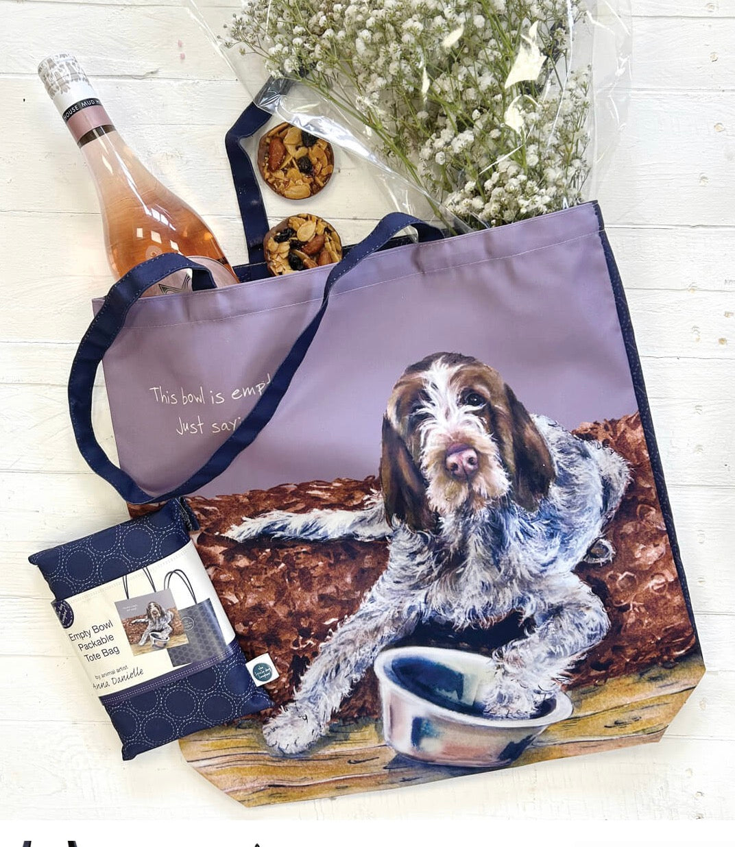 The Little Dog Laughed Italian Spinone Tote Bag