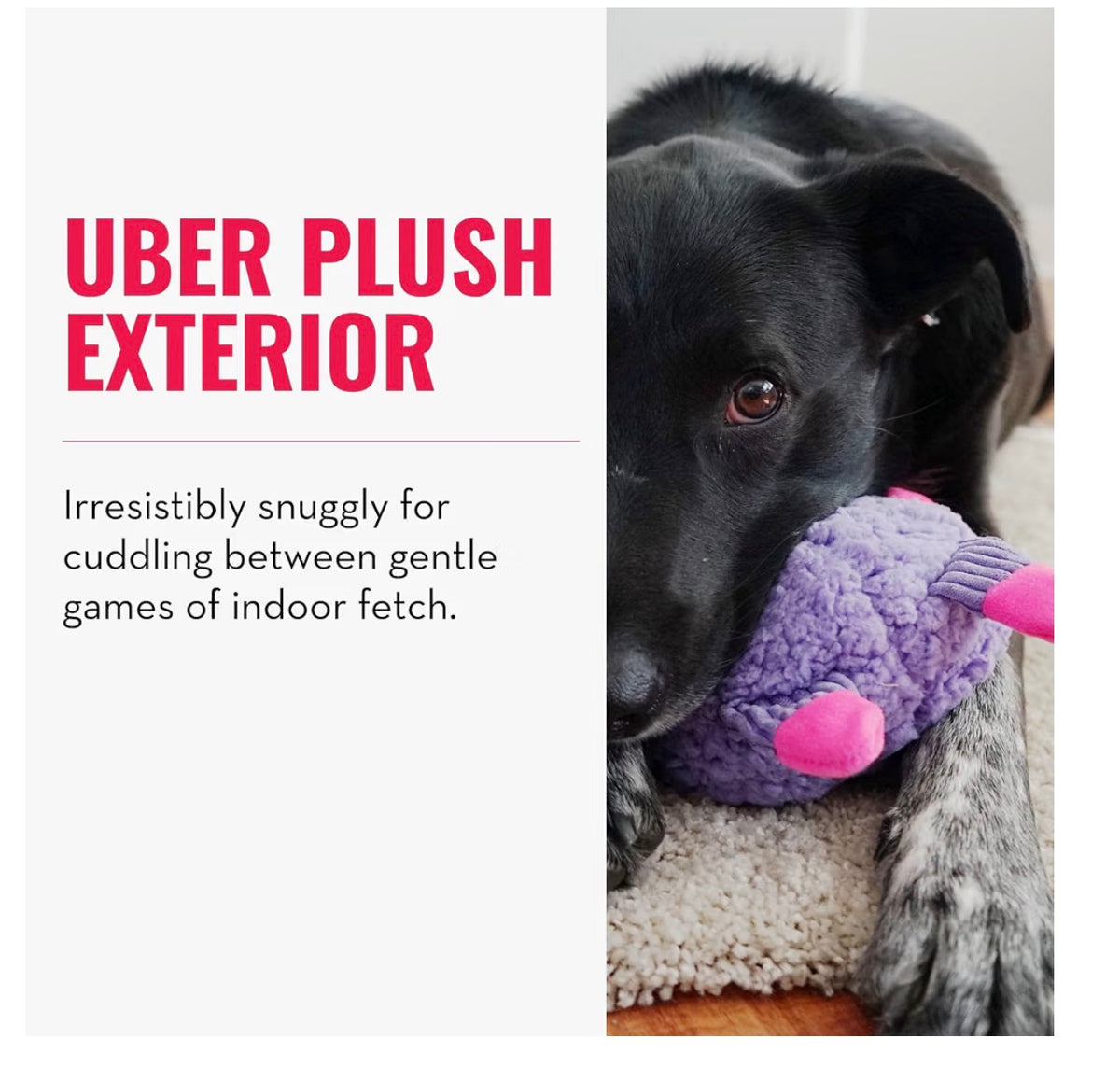 Kong Sherps Floofs Big Horn Dog Toy