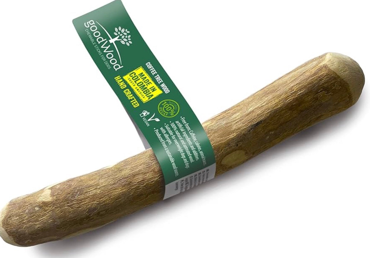 GOODWOOD - Chew Bone XS - Coffee Wood - For Very Small Dogs