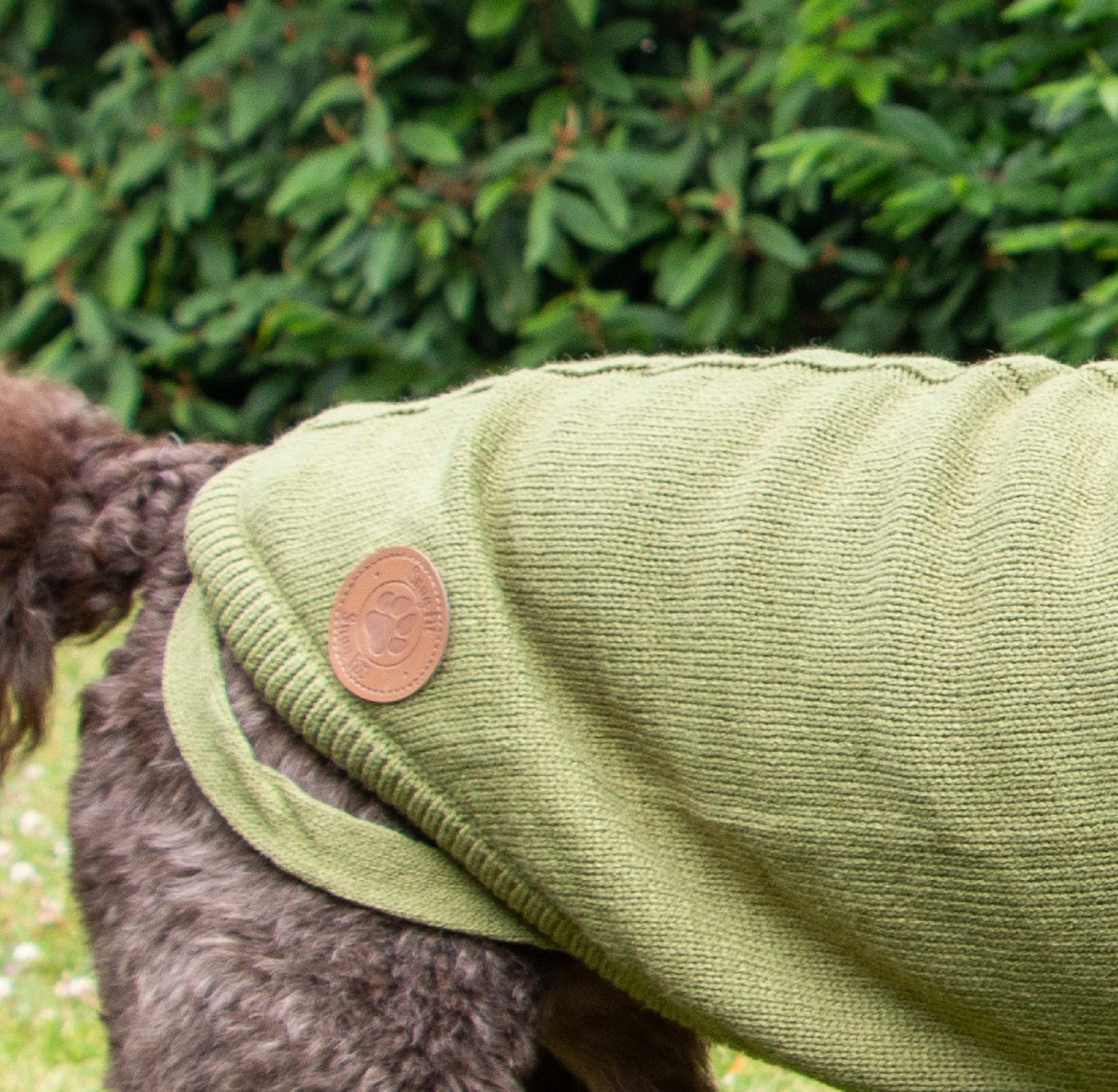 Ancol Cable Knit Jumper Green