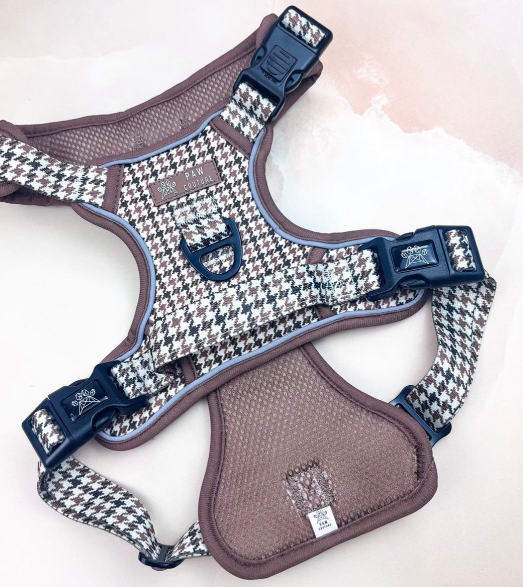 Paw Couture Country Houndstooth TrailBlazer Harness