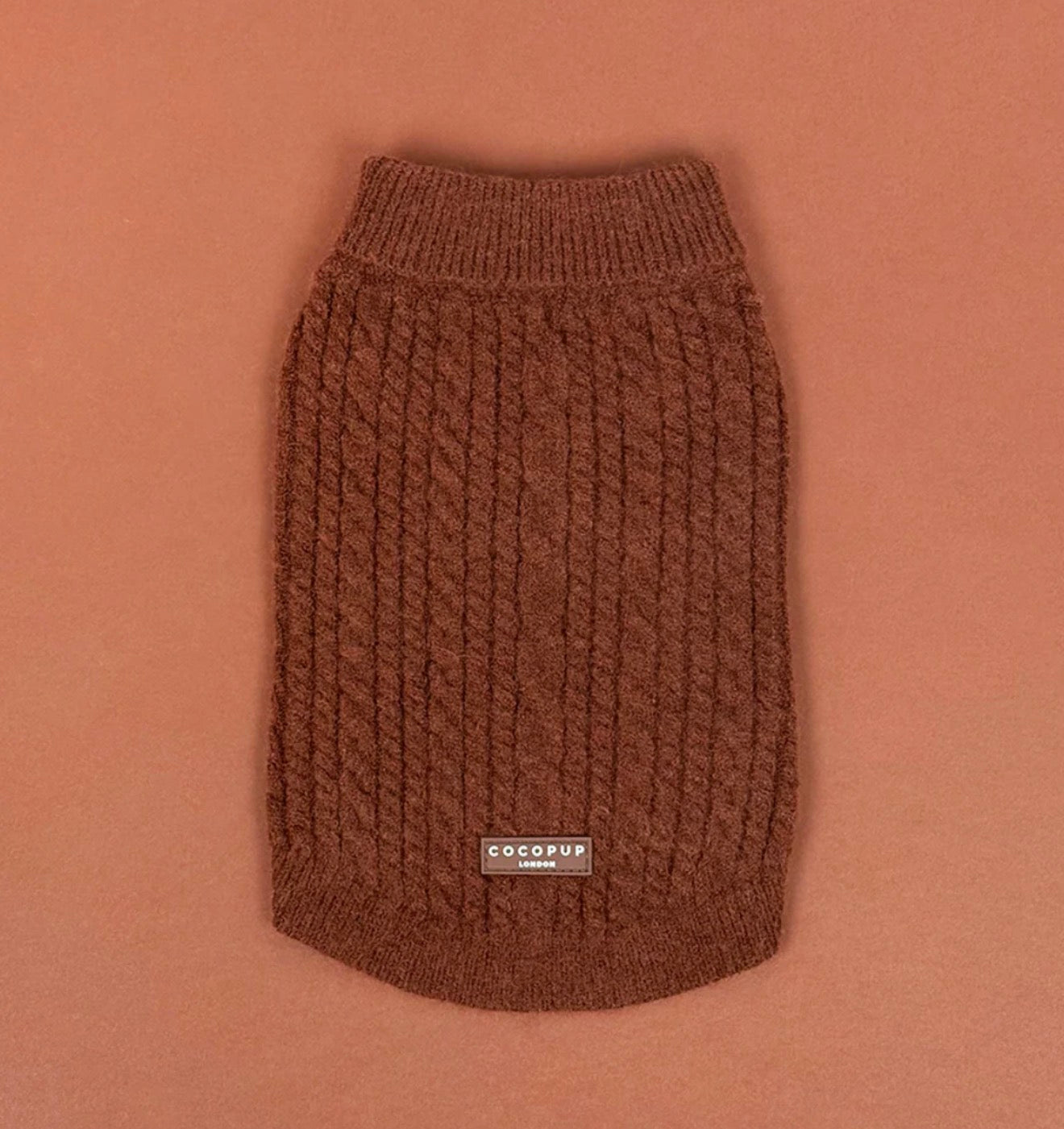Cocopup London - JUMPER - CABLE KNIT HOT COCO