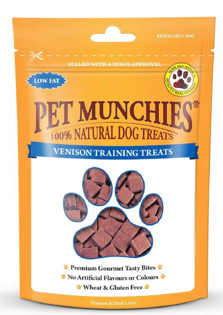 Pet Munchies Natural Dog Treats Venison Training Treats