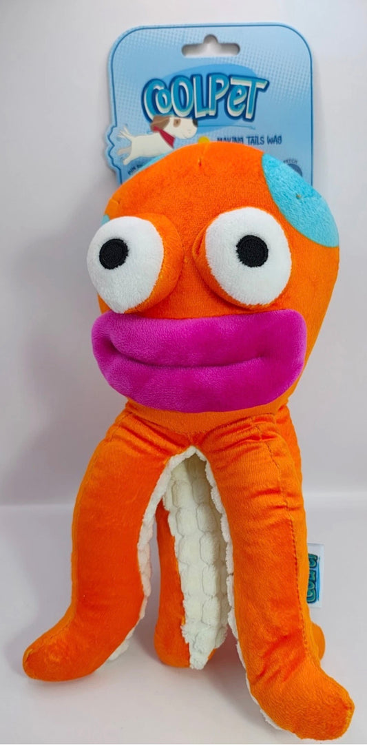 Coolpet Biglip Olive Octopus Dog Toy