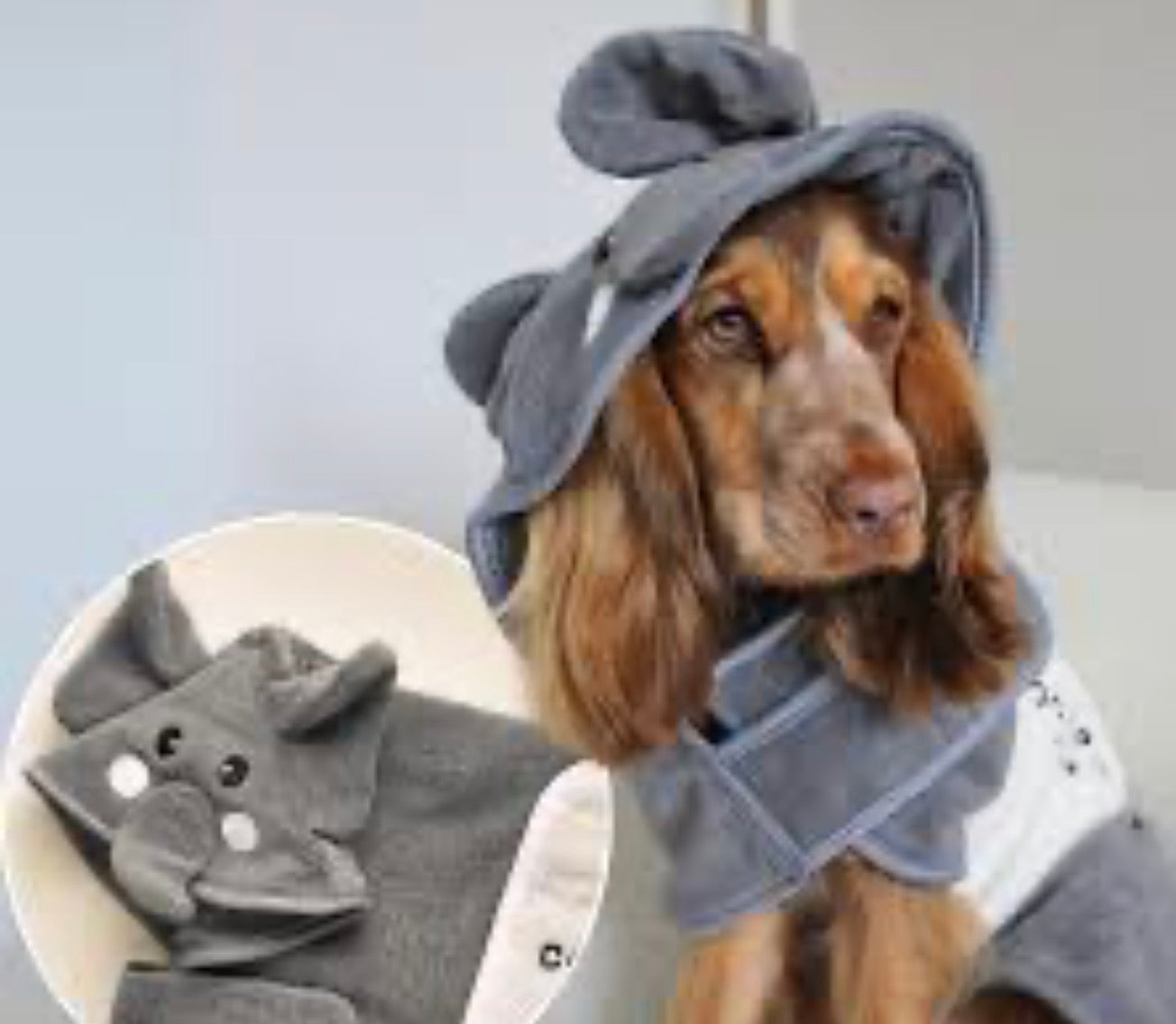 Cocopup London Nelly the Elephant Dog Drying Robe