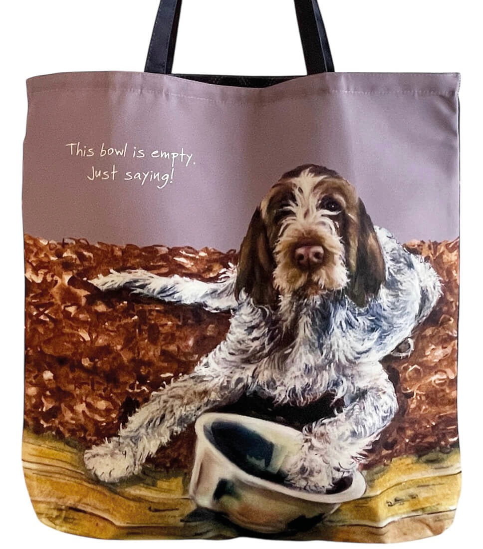 The Little Dog Laughed Italian Spinone Tote Bag