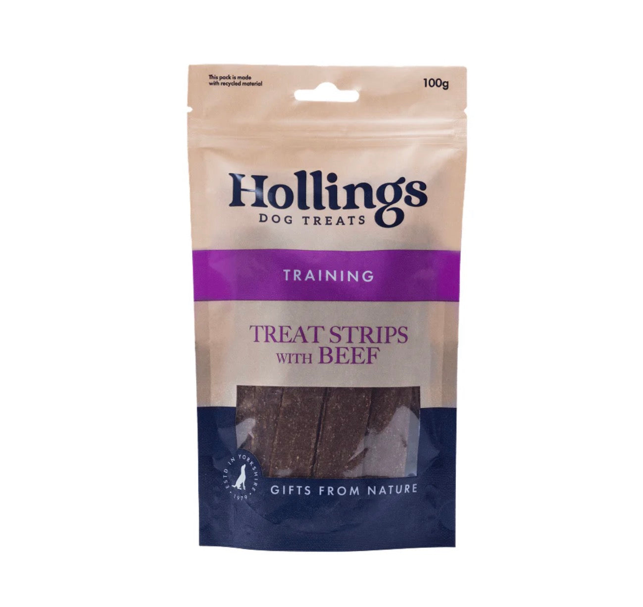 Hollings Dog Treats Training Treat Strips With Beef