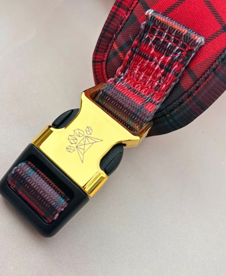 Paw Couture Tartan Deluxe Adjustable Harness