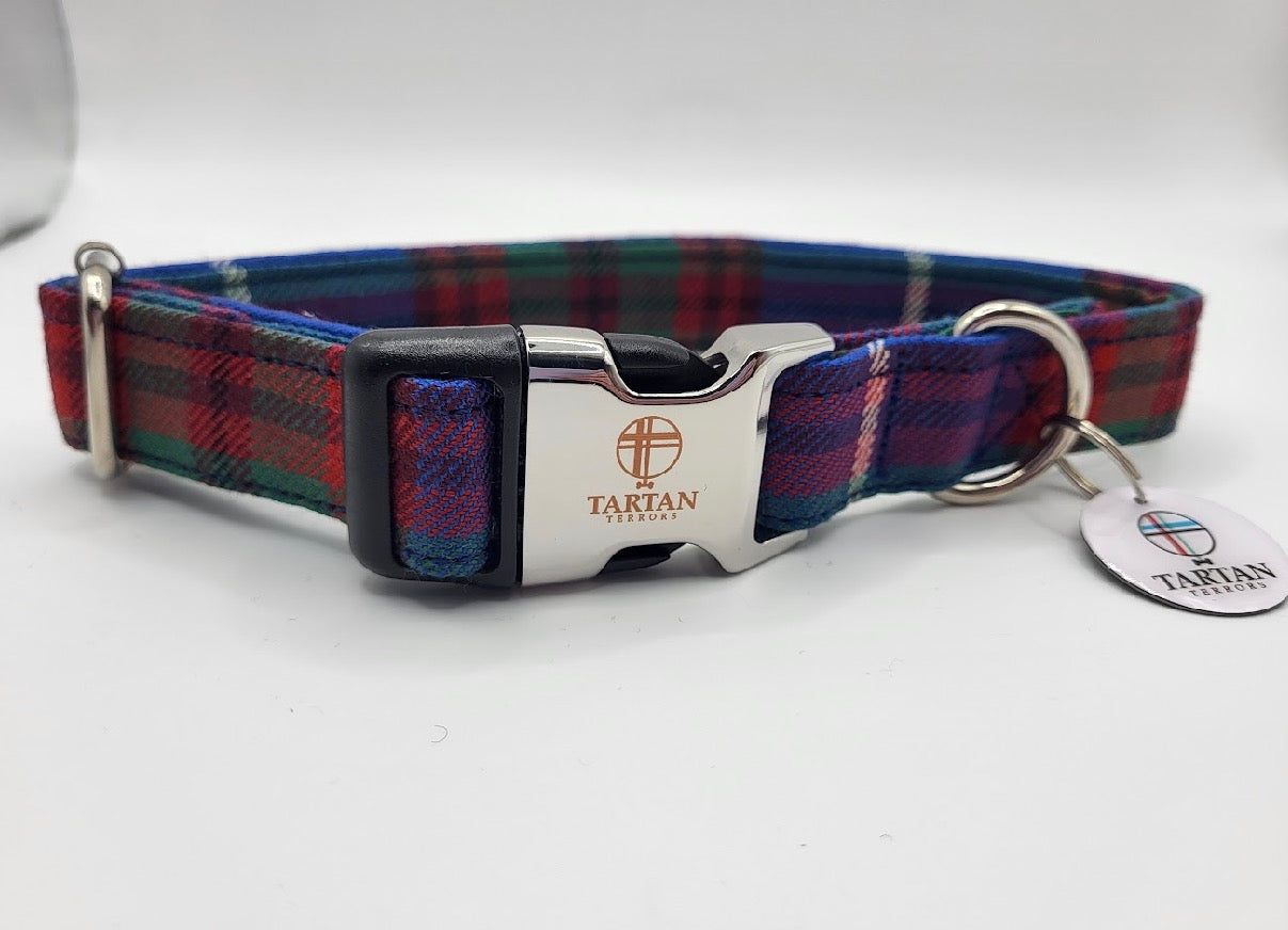 Tartan Terrors Edinburgh Tartan Collar