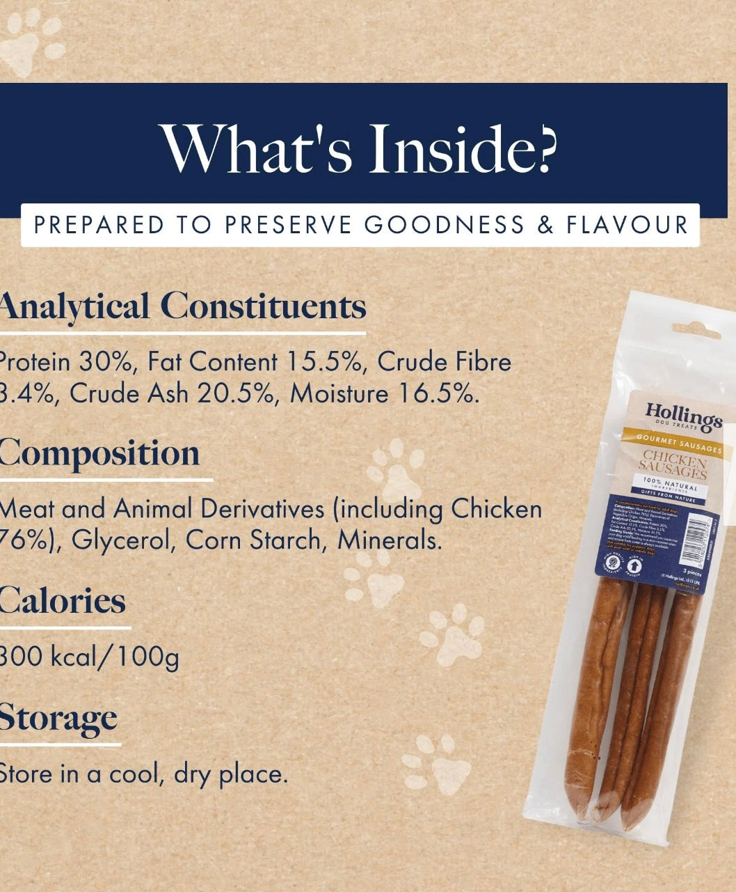 Hollings Gourmet Chicken Sausages