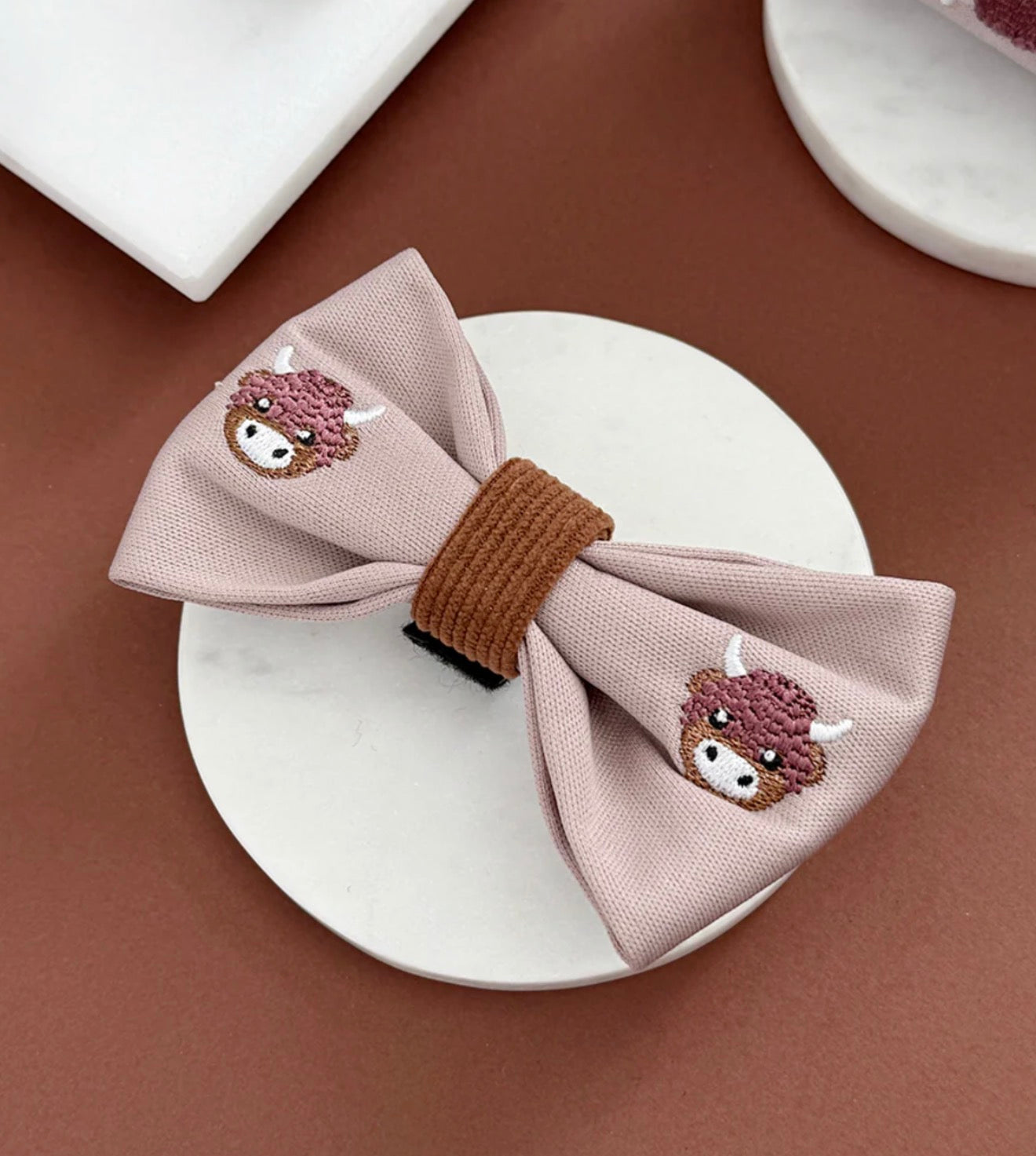 Cocopup Harold the Highland Cow Bow Tie