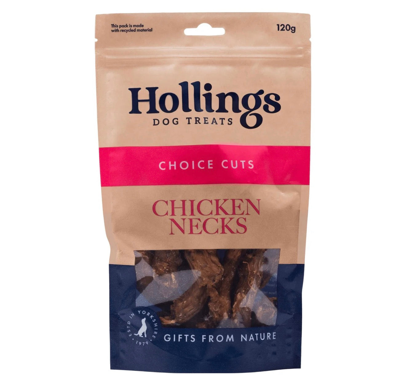 Hollings Dog Treats Choice Cuts Chicken Necks