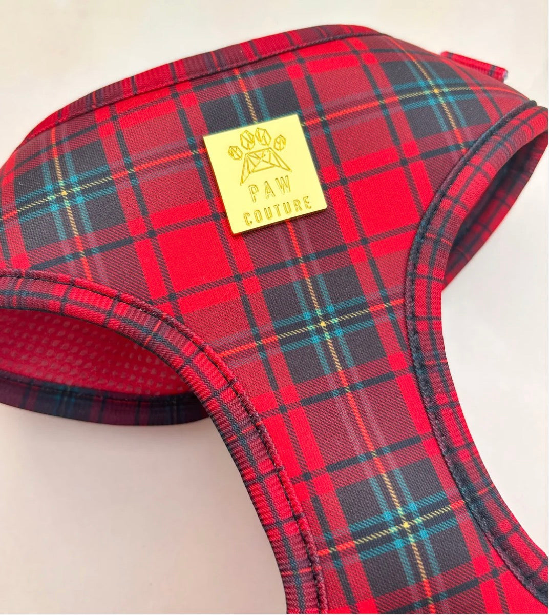 Paw Couture Tartan Deluxe Adjustable Harness