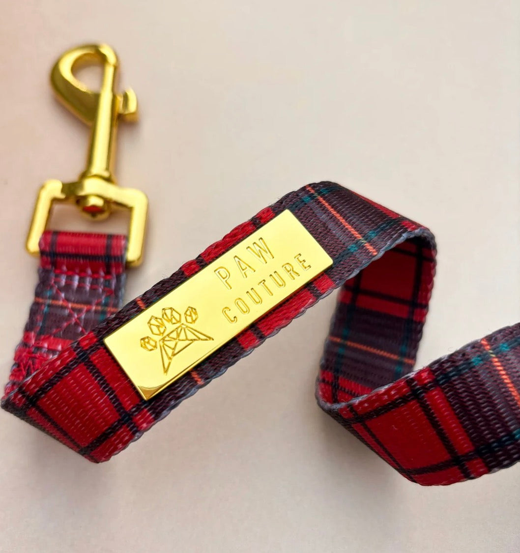 Paw Couture Tartan Deluxe Lead