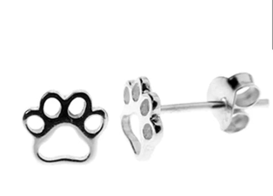 KALI MA DESIGNS - MATILDA CUT OUT PAW PRINT STUDS