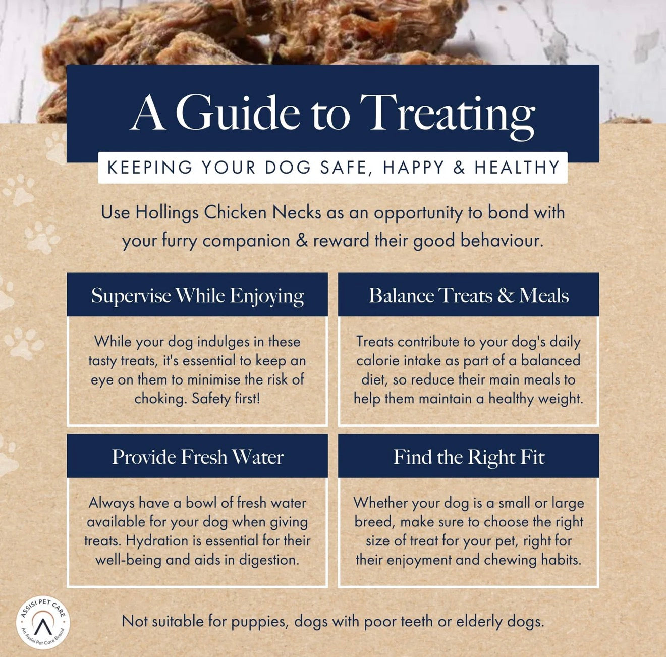 Hollings Dog Treats Choice Cuts Chicken Necks