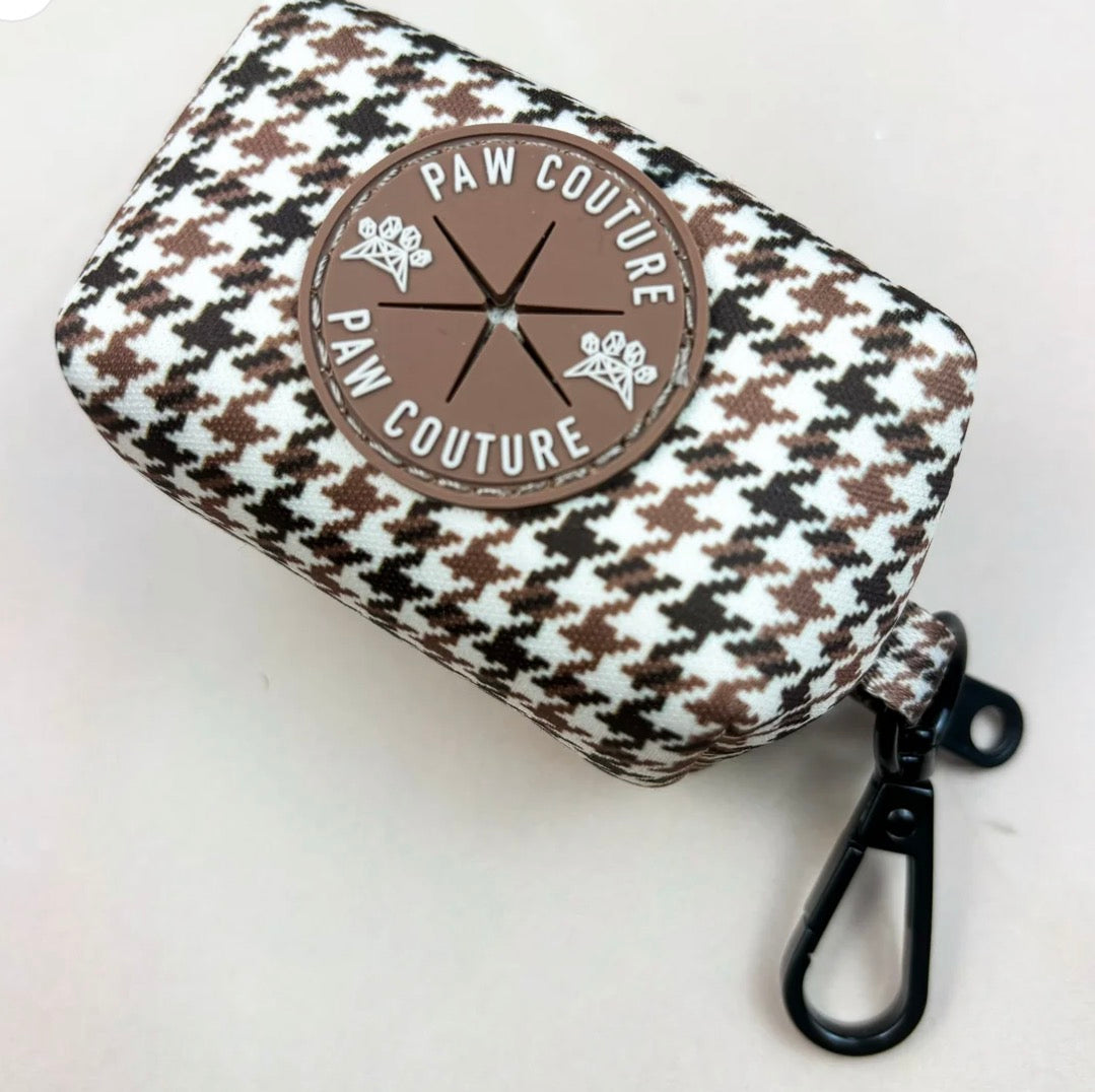Paw Couture Country Houndstooth Poo Bag Holder