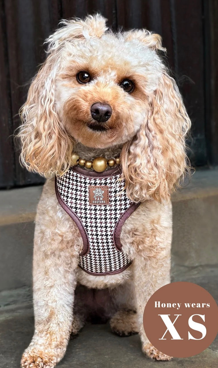 Paw Couture Country Houndstooth Adjustable Harness