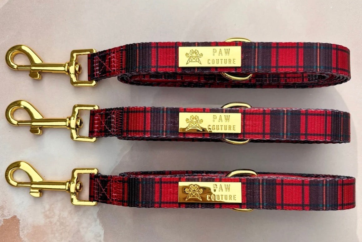 Paw Couture Tartan Deluxe Lead