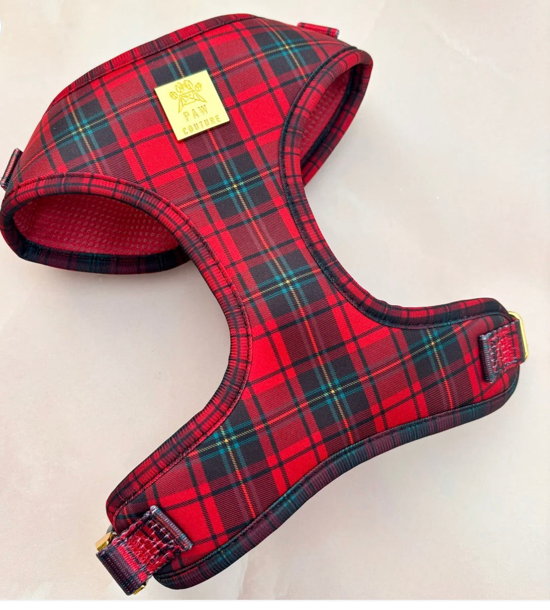 Paw Couture Tartan Deluxe Adjustable Harness