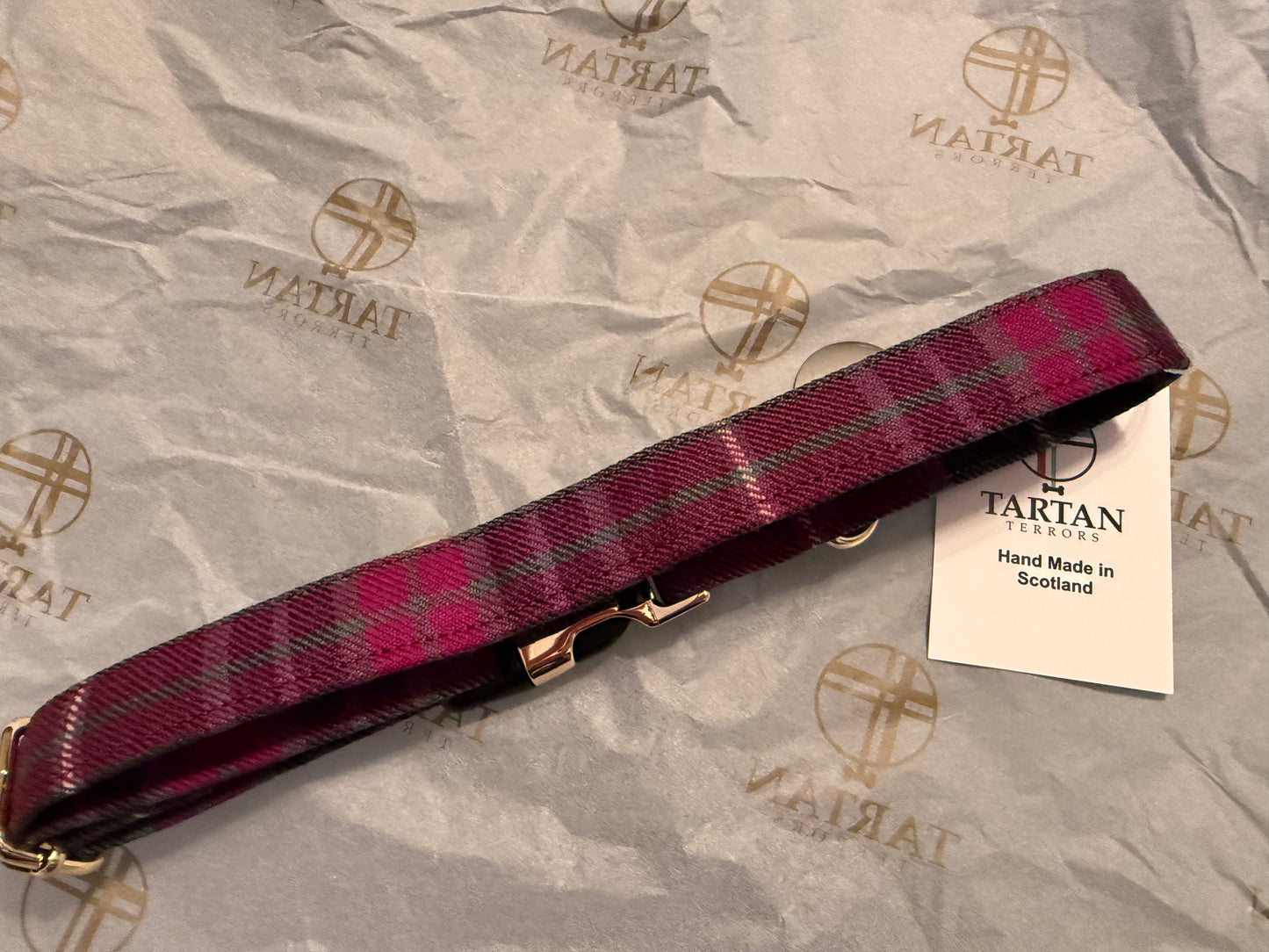 Tartan Terrors Jacobite Rebellion Tartan Collar